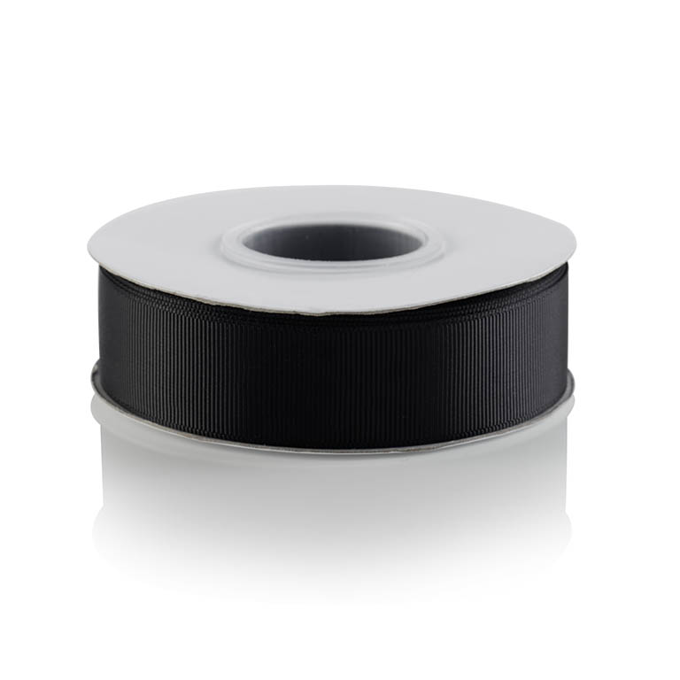 030 Black Grosgrain Ribbon 13mm x 20m