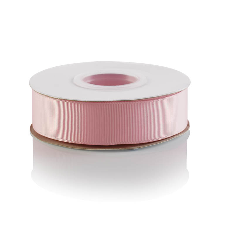 154 Rose Pink Grosgrain Ribbon 25mm x 20m