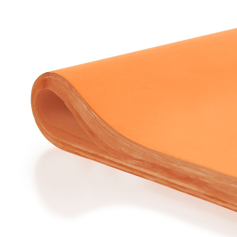 1666 Orange Silk Tissue 500 x 700mm